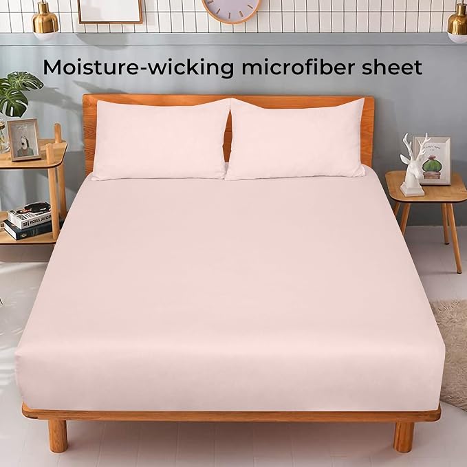 Royale Linens Fitted Sheet King - Image 2