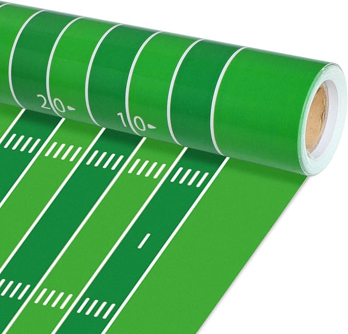 Qyeahkj Football Field Paper Roll Sports Bulletin Board Background Paper Fade by Qyeahkj