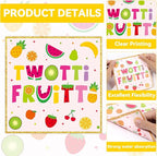 Qyeahkj 48Pcs Twotti Frutti Paper Plates and Napkins Summer Fruit 2nd Birthday - Image 4