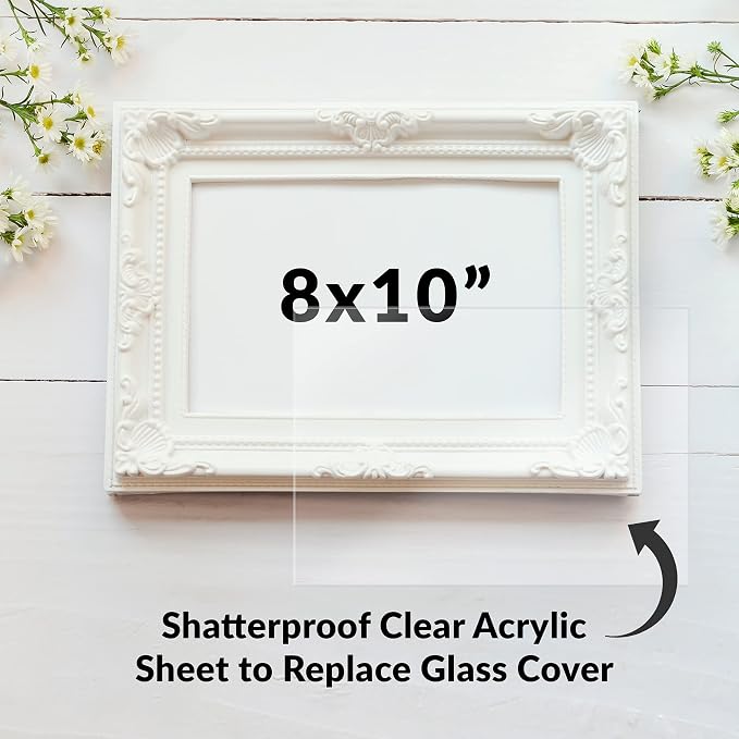 SimbaLux Acrylic Sheet Clear Cast Plexiglass 8”x10” 0.08” Thick 2mm, 5 Pack | - Image 4