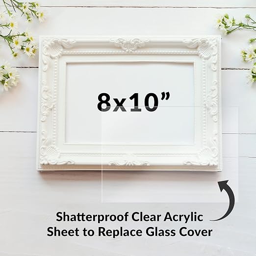 SimbaLux Acrylic Sheet Clear Plexiglass 8” x 10” 0.04” Thick, 10 Pack | - Image 4