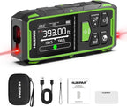 Huepar Professional Dual Laser Measuring Tool 393ft, 5 Years Warranty, by Huepar