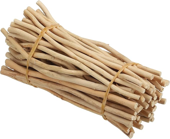 PATIKIL 60 Pcs / 20cm Wood Log Sticks, 0.2-0.5inch in Diameter Natural Driftwood by PATIKIL