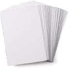 Deckle Edge Watercolor Paper, 100% Cotton, 140 LB, 300 g/m², 30 Sheets | Cold by tumuarta