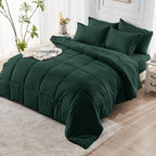 JOLLYVOGUE King Comforter Set, Ultra-Soft Bed in a Bag King Size 7 Pieces - Image 8