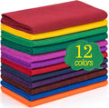XSEINO 12 Rolls 8"x35" 1.4mm Thick Soft Felt Fabric Sheet 12 Assorted Dark by XSEINOiscreating%EF%BC%81