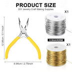 Mudder 2 Rolls Gold 20 Gauge Wire - Image 2