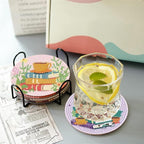 8 Pcs Book Diamond Art Coasters Kit - Image 4