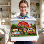 Teyva Daily 48 Pcs Farm Diorama Kit Habitat Project Box Set Farm Diorama - Image 6