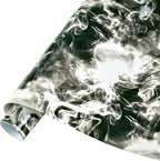 Tintnut Black Grey Flame Heat Transfer Vinyl Roll, stretch washable, suitable by Tintnut