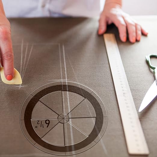 Geyee 5 Pcs Circle Ruler Quilting Template Set Circle Templates - Image 5