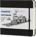 Vanrtto Hardcover Sketch Book, Square Mixed Media Sketchbook 8x8 Inch | by YOURHAPPYTIMECOMPANION