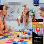 Paint Brushes Set, Oil Watercolor Acrylic Paint Brush, Artist Paintbrushes - Image 7