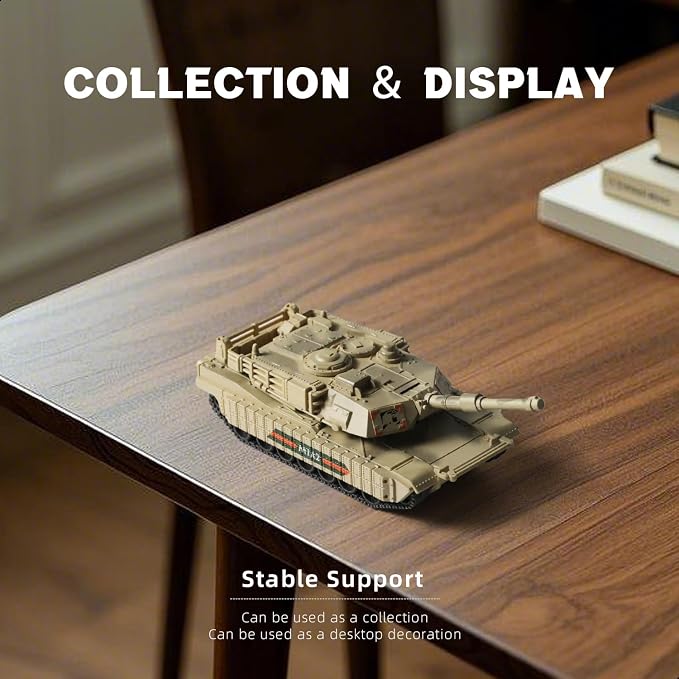 SEBUNAS 1/72 Scale M1A2 Military Tank Quick Build Model Kits United States - Image 5