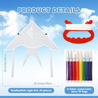 Honoson 20 Pieces DIY Blank Kite - Image 2
