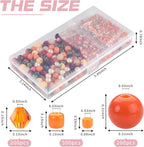 Rired 27 Glass Beads for Bracelet Making Kit, Craft Beads Include Assorted 8mm - Image 2
