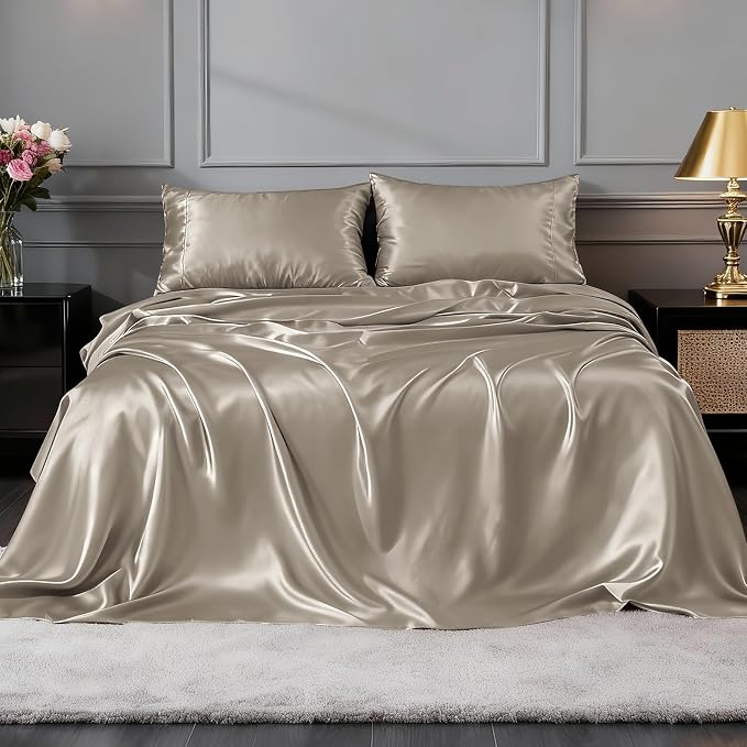 FreshCulture Satin Sheets King Size - Image 2
