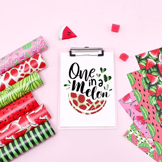 Tintnut Watermelon Permanent Vinyl 10 Pcs 12x10in Permanent Adhesive Vinyl | - Image 7