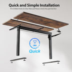 Agilestic Electric Standing Desk, 48 x 28 Inches Height Adjustable Desk - Image 9