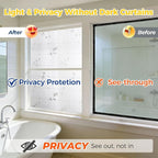 OHTMERU Window Privacy Film Decorative - Image 3