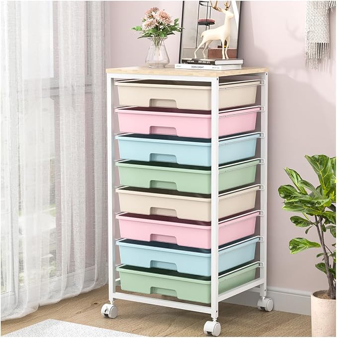 SYKIARIOL Rolling Storage Cart by SYKIARIOL