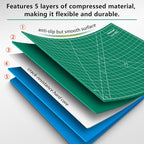 WORKLION 18'' x 24'' Large Self Healing PVC Cutting Mat, Double Sided, Gridded - Image 3