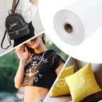 VinylRus Heat Transfer Vinyl-12 x 100ft White Iron on Vinyl Roll - Image 2