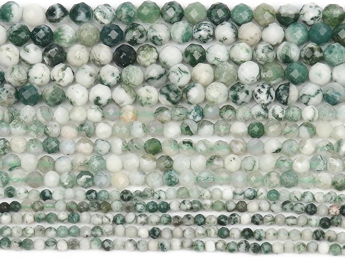 3mm 120pcs Tree Agate Tiny Gemstone Beads - Image 7