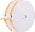 Self Adhesive Foam Tape Weatherstrip 1/2in x 1/4in x 42Ft High Density Foam by Kikerike