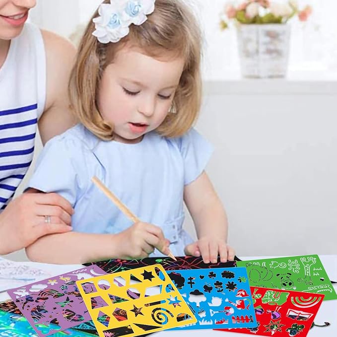 Stencil Drawing Kit for Kids, Great Birthday Gift for Boy Girl - Image 5