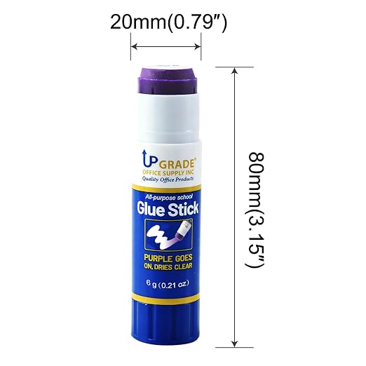Upgrade Office Supply Glue Sticks, Washable Non Toxic, - Image 7