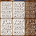 FINGERINSPIRE 4PCS Letter Stencils 8.3x11.7Inch Word Stencils Reusable PET by FINGERINSPIRE