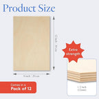 Baltic Birch Plywood 8 x 12 x 1/2 Inch - 12 mm Craft Wood - Image 2