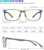 ANYLUV Blue Light Glasses Men, Relieve Eyestrain and Eye Protection, Al-Mg - Image 4