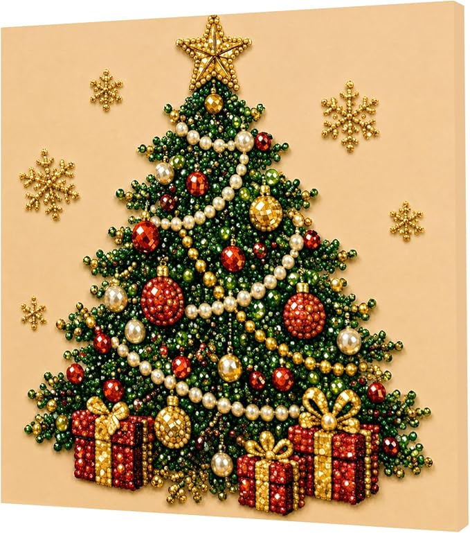 POETRYDRAW Christmas Decor Santa Pearl Art Kit - Image 4