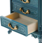 Toyvian Dollhouse Cabinet 1:24 Scale, Miniature Wooden 5-Drawer Dresser Storage - Image 6