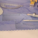 Copkim 2 Pack Boxed Bag Making Template Acrylic Template Patchwork Ruler Sewing - Image 4