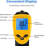 Etekcity Infrared Thermometer Laser Temperature Gun, -58°F~1130°F | Cooking - Image 9