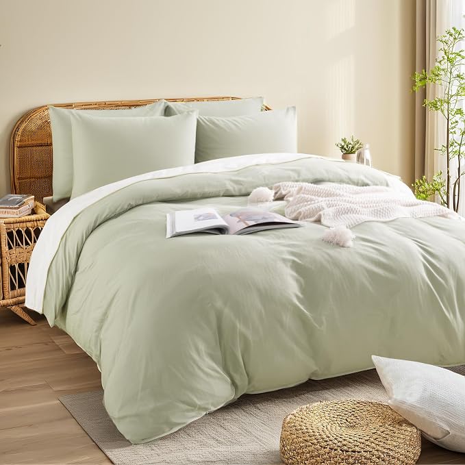 NEXHOME PRO Queen Duvet Cover Set – 100% Certified Organic Cotton - Image 3
