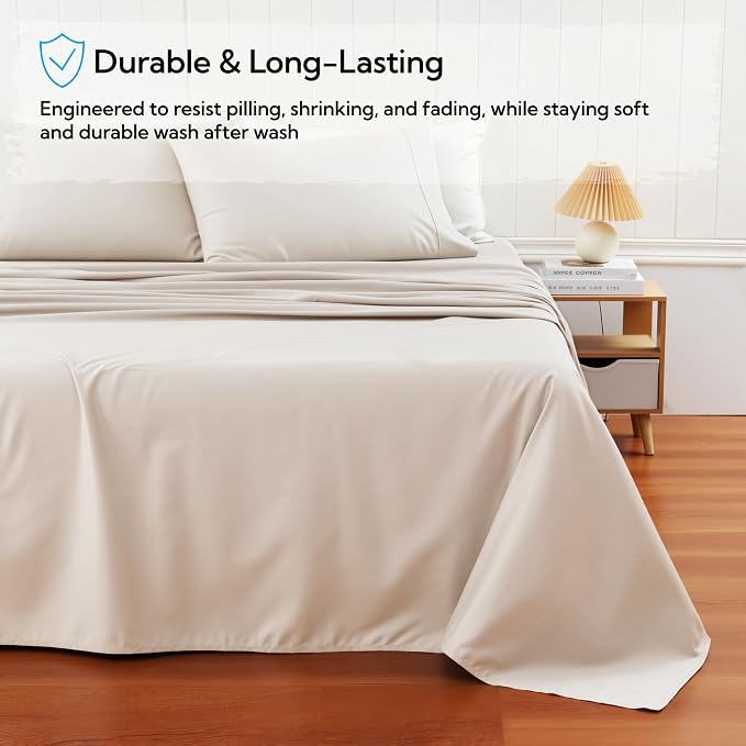 Cotton Flat Sheets Only, 600 TC 100% Cotton Flat Sheet Top Sheet Only, TwinXL - Image 5
