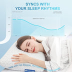 QUTOOL Cooling Pillow for Sleeping, CertiPUR-US Shredded Memory Foam King - Image 7