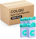 5000ct Clear Card Sleeves for Trading Cards, Soft Baseball Sports Card Sleeves by Unknown