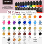 Nicpro All-In-One Miniature Painting Kit, Starter Paint Set - Image 2