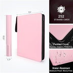 Foluck 9 Pocket Top Loader Binder, Holds 252 Toploaders, Side-Loading Trading - Image 2