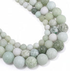 36pcs Natural Matte Grape Gemstone Beads，10mm Frosted Round Loose Stone Beads by Yochus