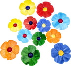 Esweny 12 Flower Stained Glass Mosaic Tiles by Esweny