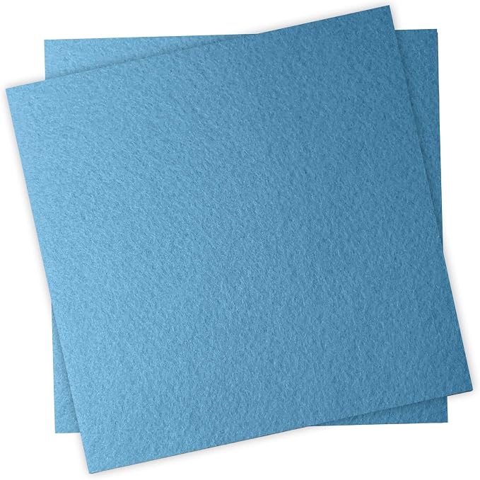 12" x 12" Felt Fabric Sheets for Crafts, 1mm Thick, Squares Felt Paper for by YHOLSDAS