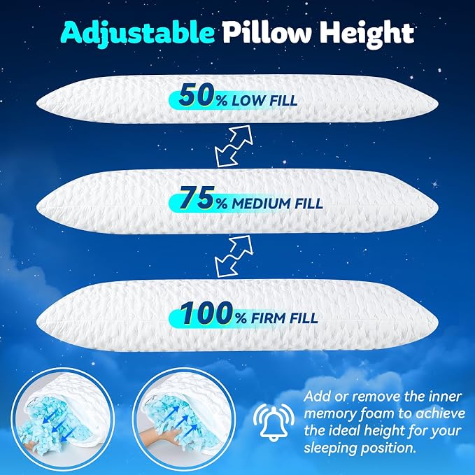 KUCEY Body Pillow for Side Sleeper - Image 4