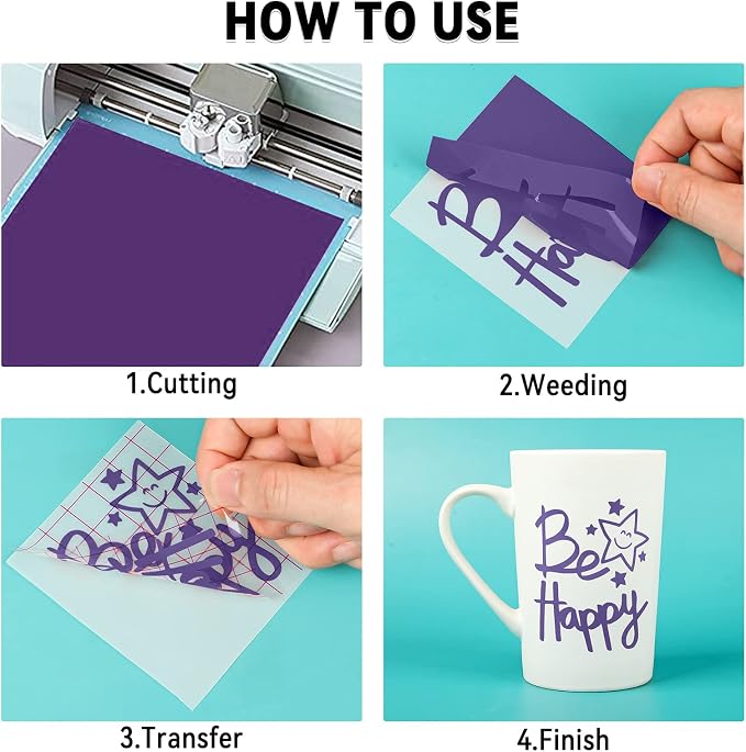 Lya Vinyl Purple Permanent Vinyl - Image 2