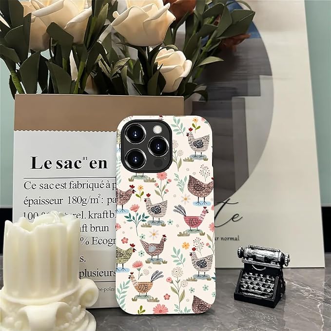 ZHEGAILIAN Case for iPhone 13 Pro, Chicken Farmhouse Animal Rooster Durable - Image 7